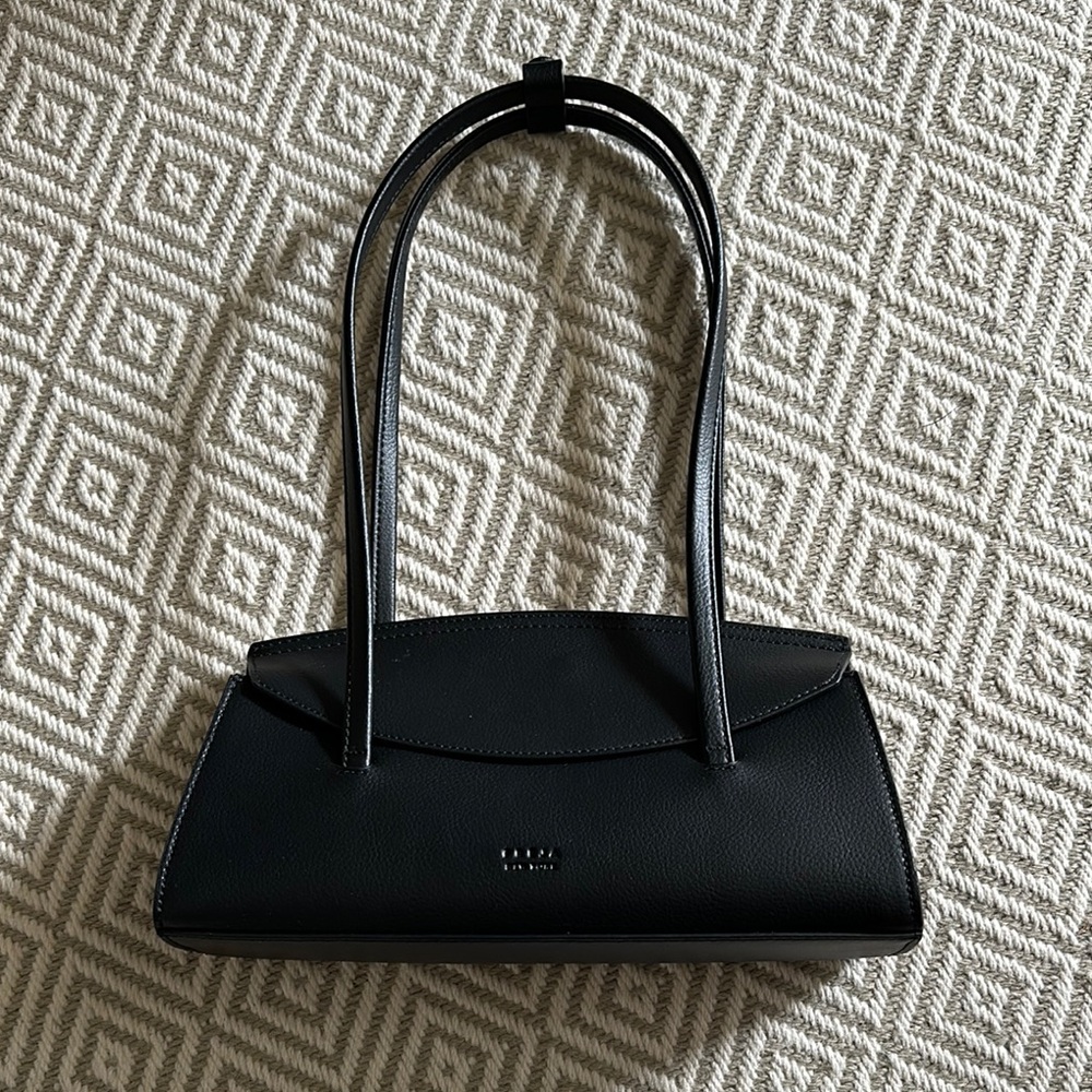 Black Leather Handbag by